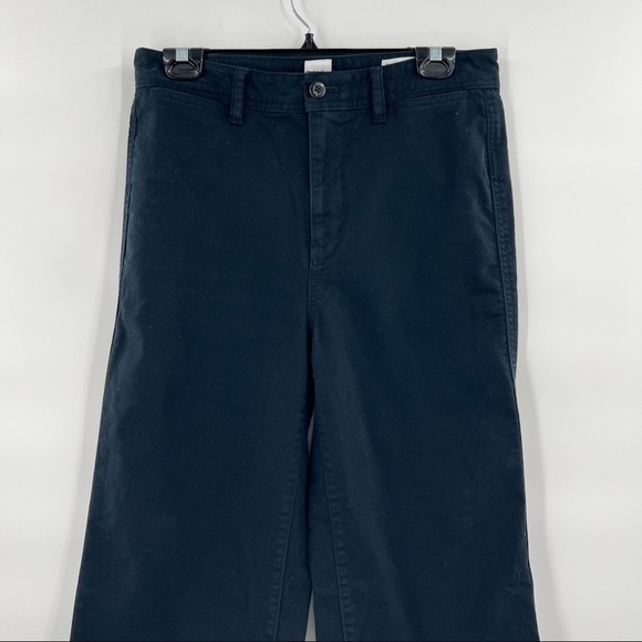 GAP high rise wide leg black jeans size 8 - Picture 3 of 5